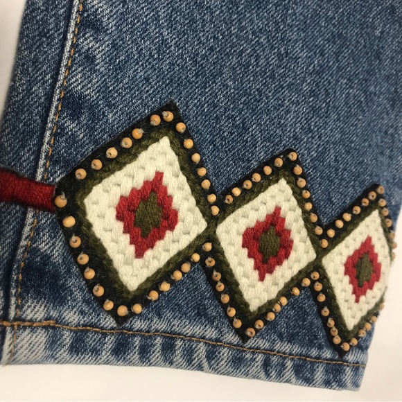 Calvin Klein Double Stone Wash Classic High Rise Y2K Jeans - Picture 2 of 15